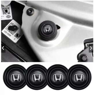 4PCS HONDA Car Damping Pad Gasket Car Shock Absorption Absorber Gasket Thicken Rubber With Logo