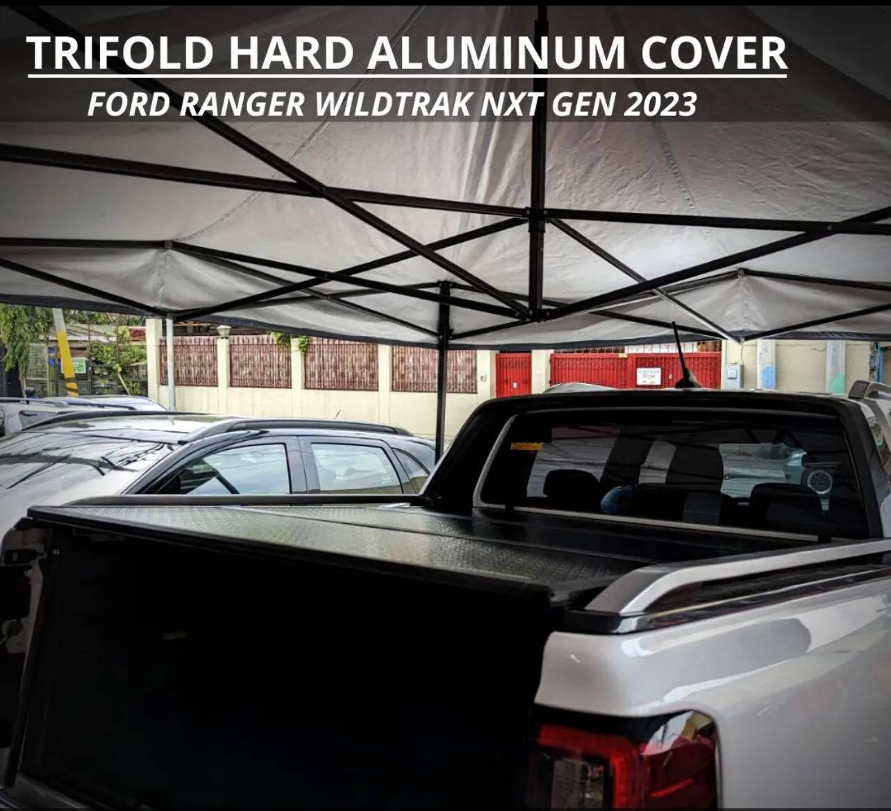 FORD RANGER WILDTRAK T9 NEXT GEN 2023 Hard Tri Fold Bed Liner Cover TRIFOLD For FashionBar