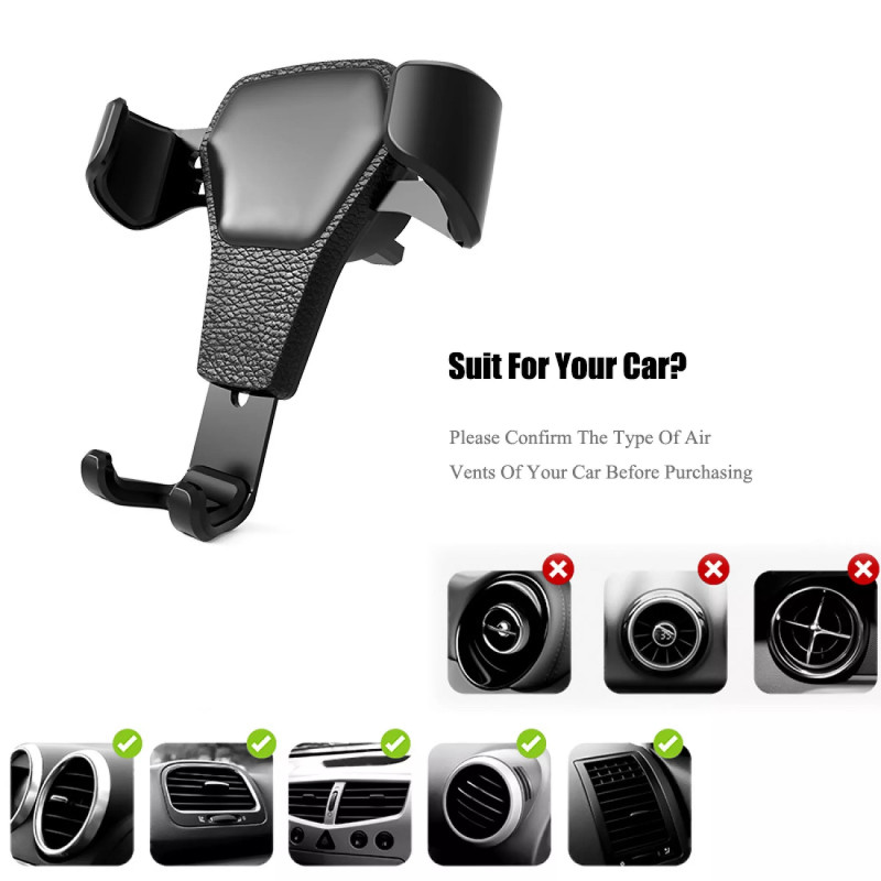 Universal Car Phone Holder For Phone In Car Air Vent Mount Stand Smartphone Gravity Bracket