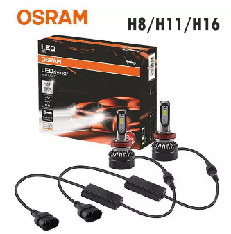 2PCS OSRAM LED Fog Lamp Bulb H8/H11/H16 white 6000K LEDriving Headlight