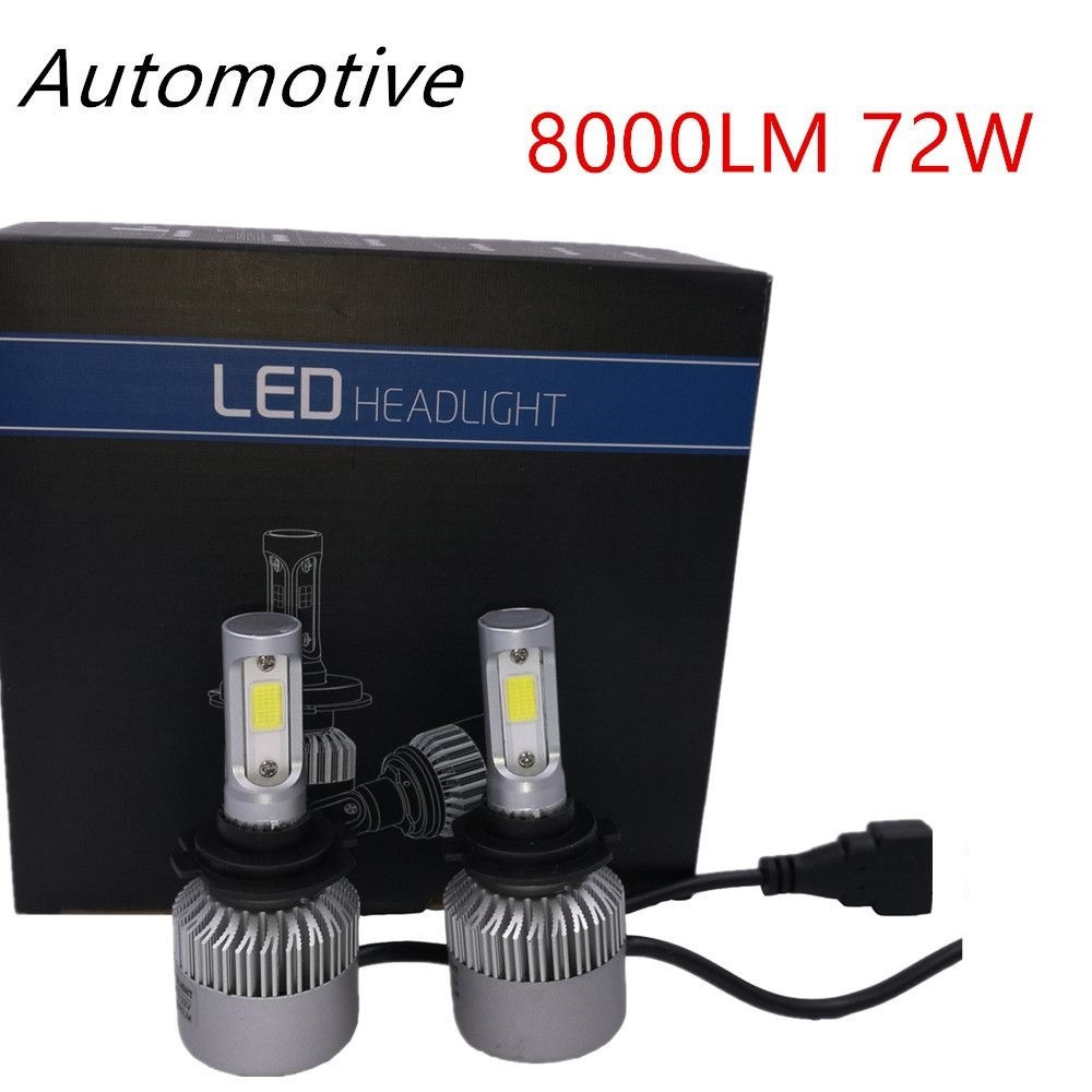 Car LED Headlight Bulbs Light 9005 HB3 12V 72W 8000LM 6500K