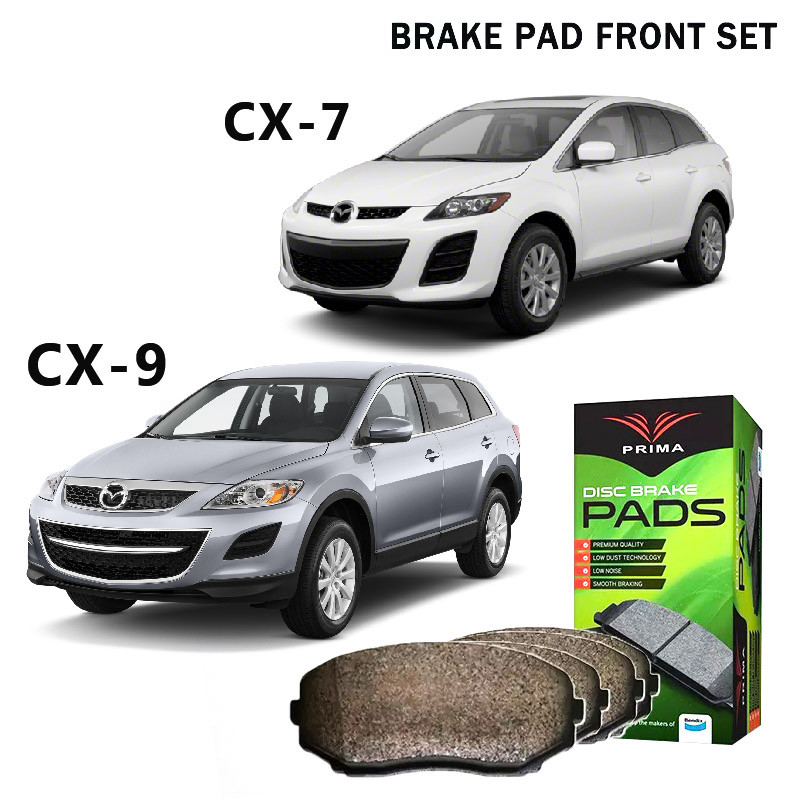 (DB1916 GCT) PDB1916 ORG PRIMA FRONT BRAKE PADS MAZDA CX-7 & CX-9 (2007-up)Print Engine