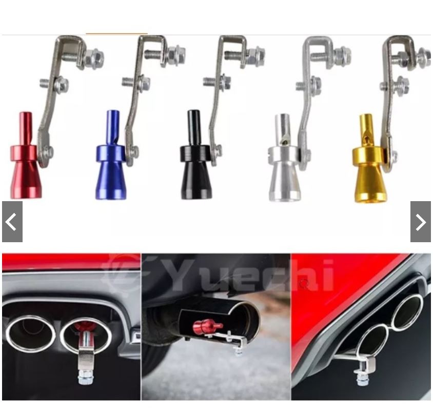 Universal Turbo Sound Whistle Exhaust Pipe Aluminum More Power