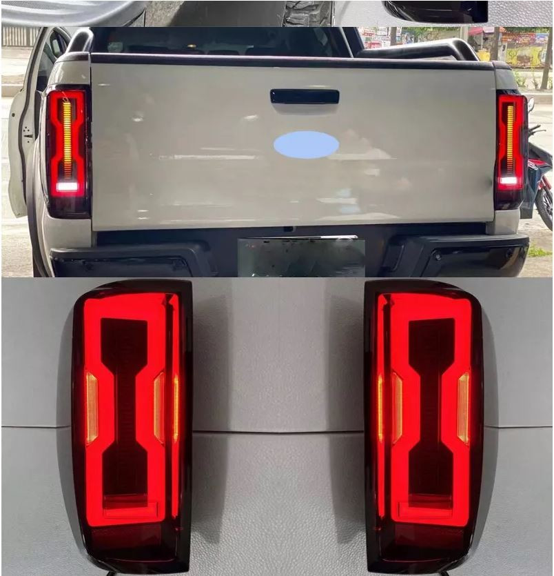 2012-2022 FORD RANGER T6 T7 T8 Smoke LED Pair Tail Light Assembly / Taillight Assembly