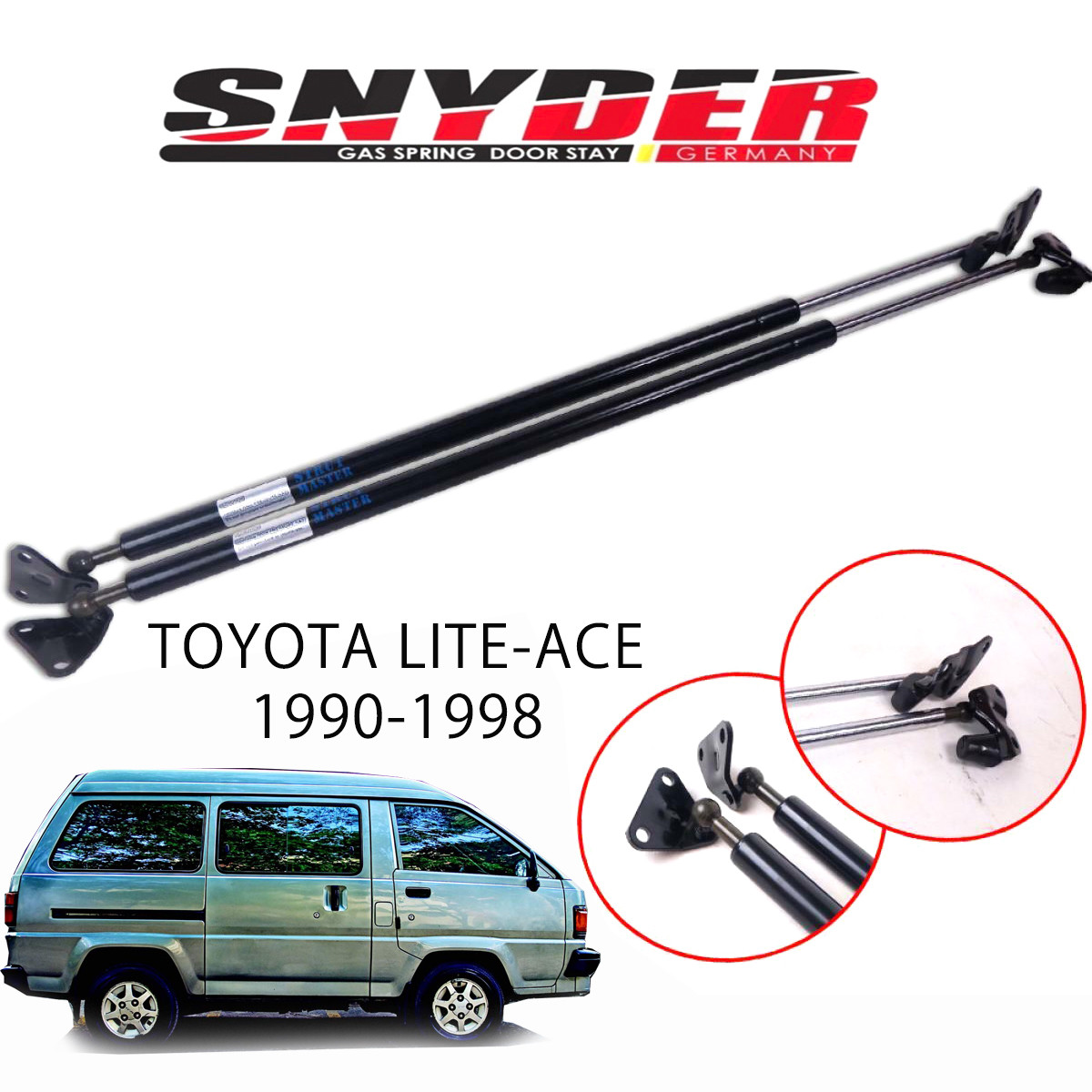 SGS-209 - Right - Toyota Liteace 1990-1998 Lite-Ace Gas Spring Door Stay Damper Struts Trunk Open - Snyder