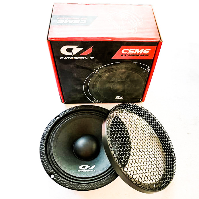 1PC CATEGORY 7 CSM6 RAW DRIVERS SPEAKER 6.5" 100RMS 4 ohm High Power Midrange Speaker