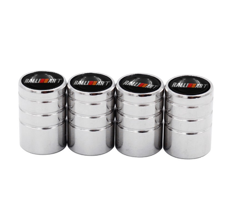 4PCS RALLI ART for MITSUBISHI Cars Wheel Tire Valve Tyre Air Caps Cover Aluminium