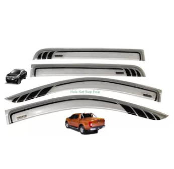Nissan Navara NP300 Windows Rain Sun Visor Aero Max Titanium Series 2Tone