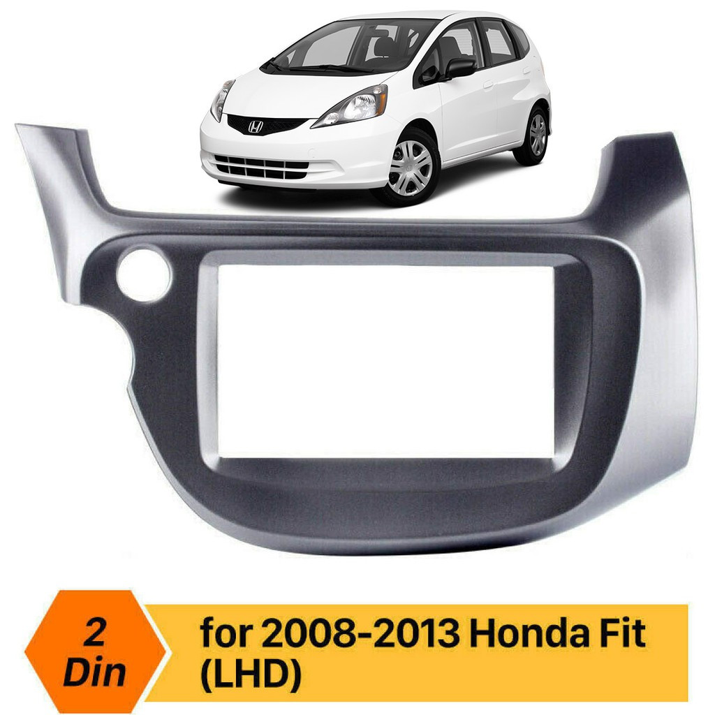 2din Stereo Conversion Panel for Honda Jazz Fit GE 2008-2013 Double Din Car Stereo Panel Dashboard