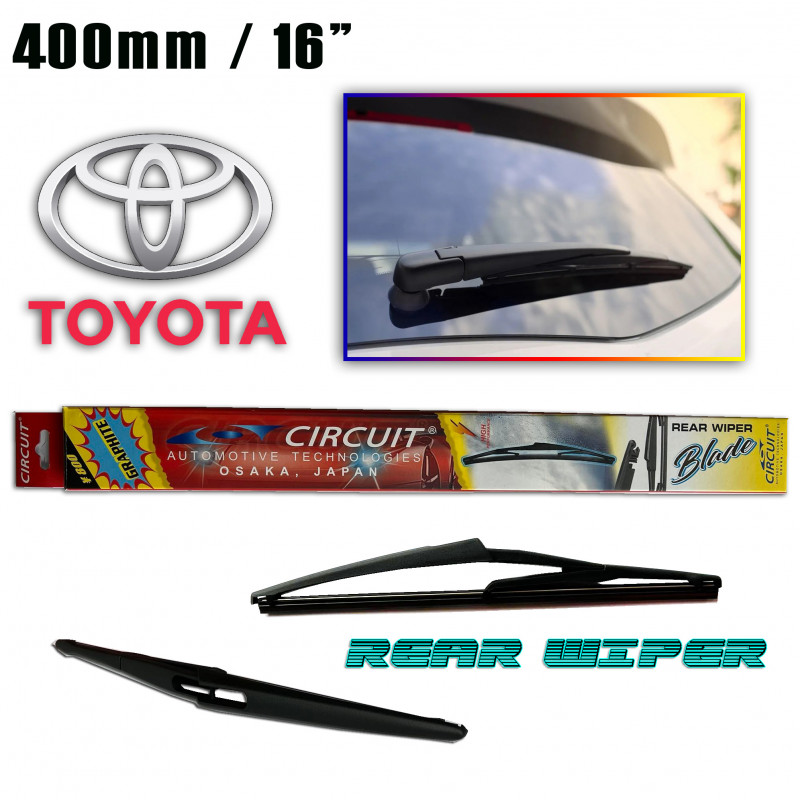 CRW-400-A CIRCUIT GRAPHITE REAR WIPER BLADE FOR TOYOTA