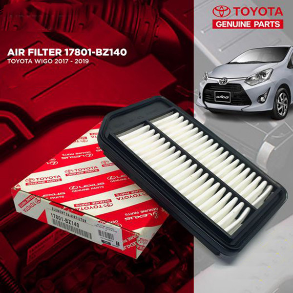 17801-BZ140 Air Filter Element for Toyota Wigo 2017-2023 Gen2 Air Filter