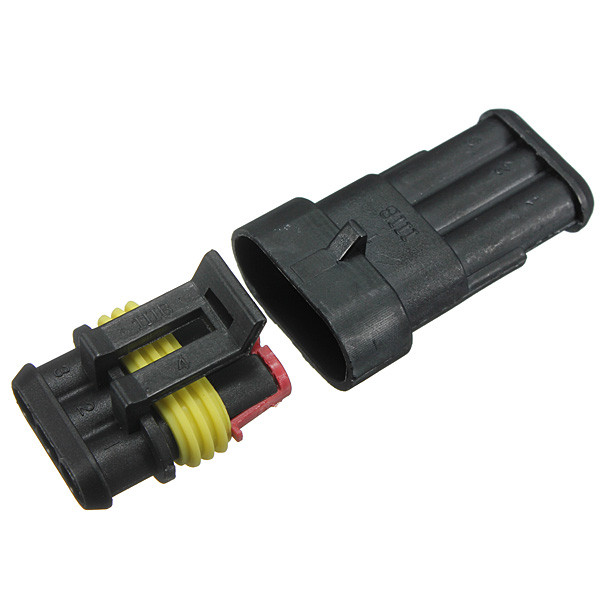 1PC Male Female Automobile waterproof connector without wire