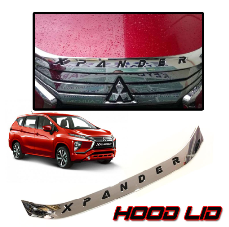 2018-2021 Mitsubishi Xpander Hood Lid with Logo Hood Lip Engine Ornament CHROME
