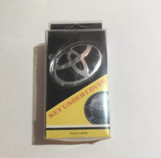 Black Steering Wheel Emblem TOYOTA Car KEY UNDER COVER Original Made in Japan