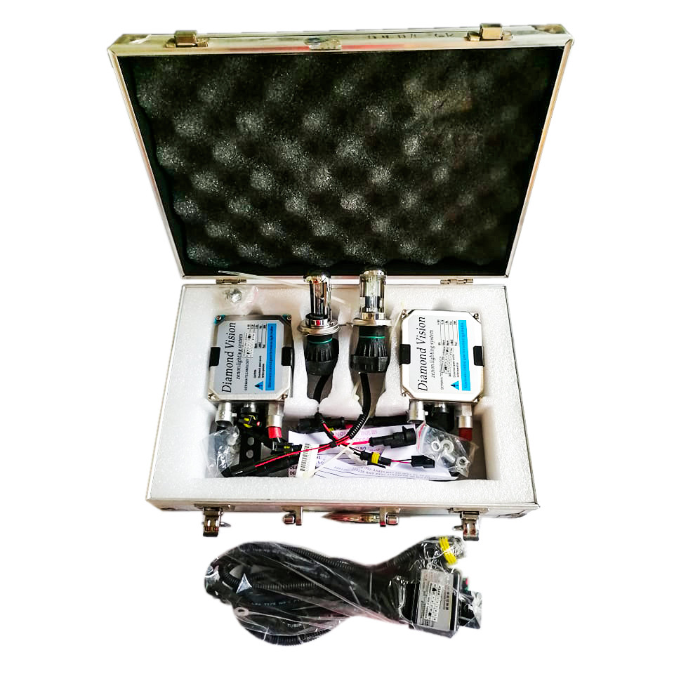 6000k H4 XENON HID Diamond vision zenon lighting system kit set 35w H4 socket