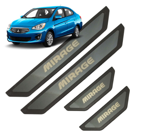 2012-2021 Mitsubishi Mirage G4 and Hatchback Door Side Step Sill Scuff Plate stepsill