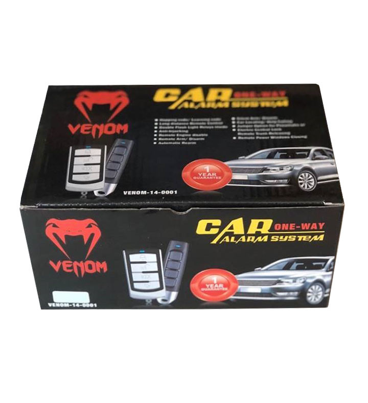 VENOM-14-0001 Car Alarm system one way universal Cobra Venom Car Alarm system one way