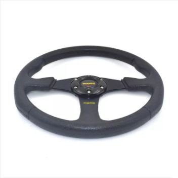 Car MOMO steering wheel Universal Racing 350MM BLACK