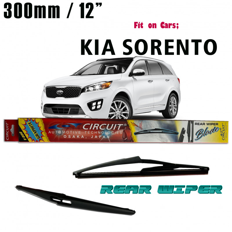 CRW-300-D CIRCUIT GRAPHITE REAR WIPER BLADE FOR KIA SORENTO 2017UP