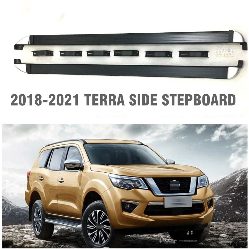 2018-2021 Nissan Terra Step Board Running Boards Side Step Bar Stepboard