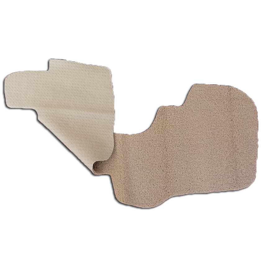 BEIGE Hyundai H100 Customized rubber car mat with Spaghetti coil type carmat Front Cabin Ony
