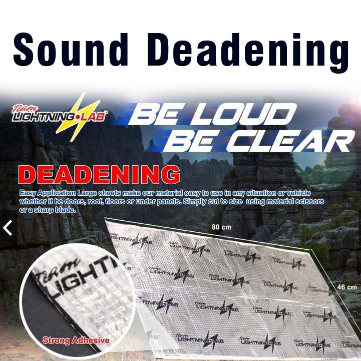 Lightning Lab Sound Deadening Sound Damping mat 46 x 80cm