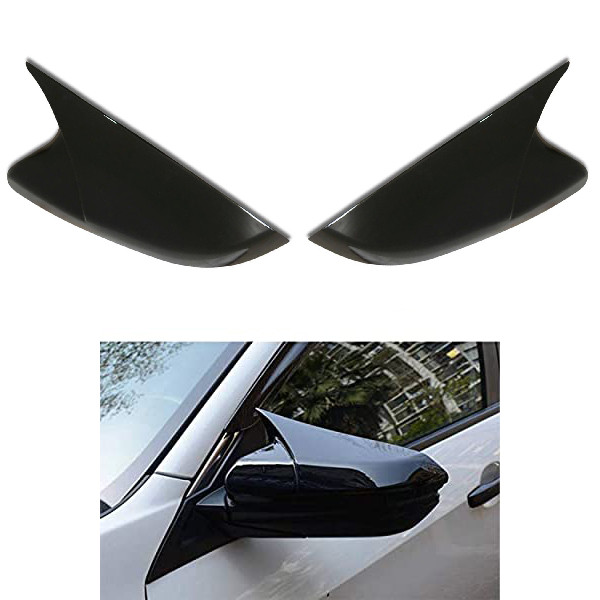 XHQP-FS002A 2016-2021 Honda Civic FC 10th Gen Side Mirror Cover Glossy Black 2pcs