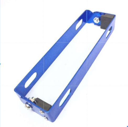 Motorcycle Plate Holder Alloy (Blue)