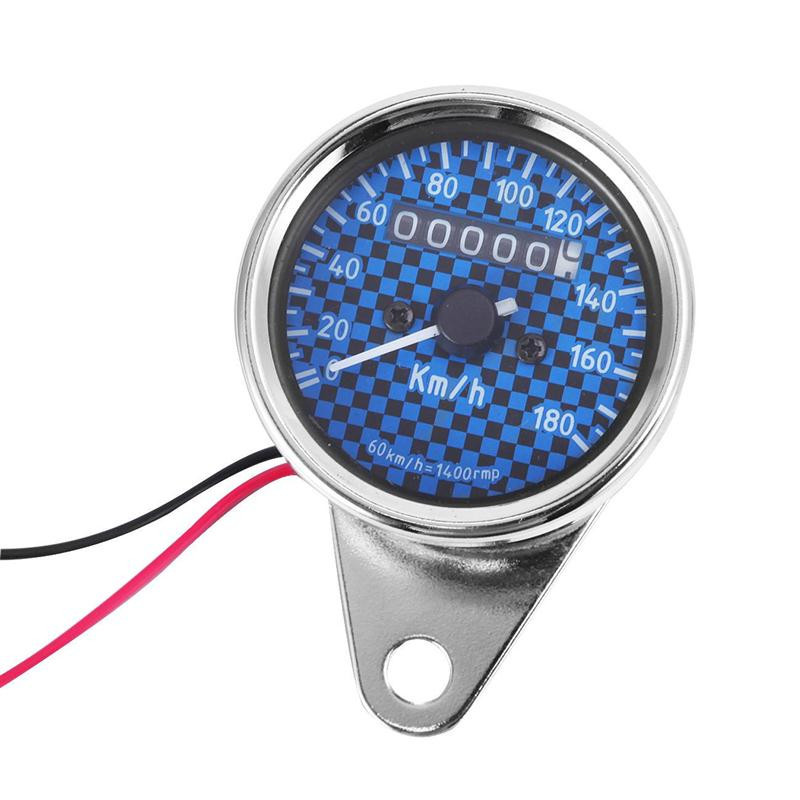 Motorcycle Gauge Speedometer universal with odometer Max 180km/h