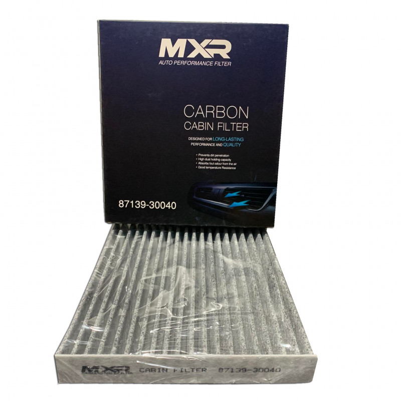 MXR Auto Performance Carbon Cabin Filter for Toyota Vios / Avanza / Yaris (87139-30040)