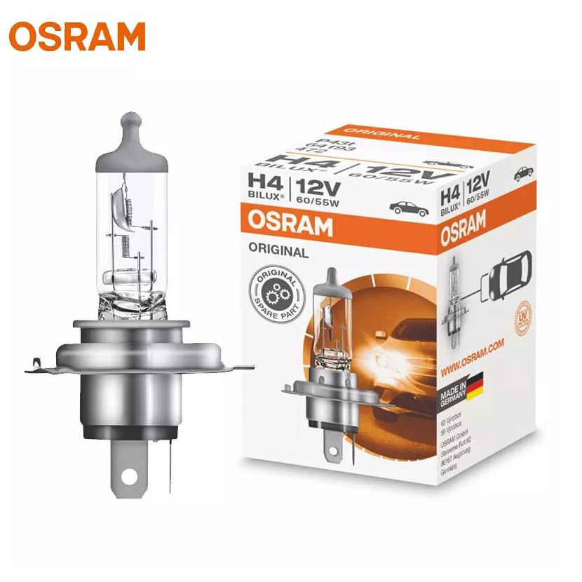 1PC OSRAM H4 Bulb Bilux 60/55w 12v Light Bulb Original Standard Made in Germany