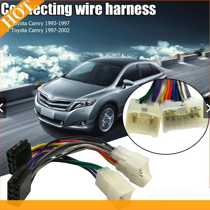 4/10 Pins Car ISO Stereo Harness Adapter Wiring Connector for Toyota Camry Corolla Headunit Radio