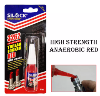 Silock 3262 Threadlocker High Strength Anaerobic Red 10ml