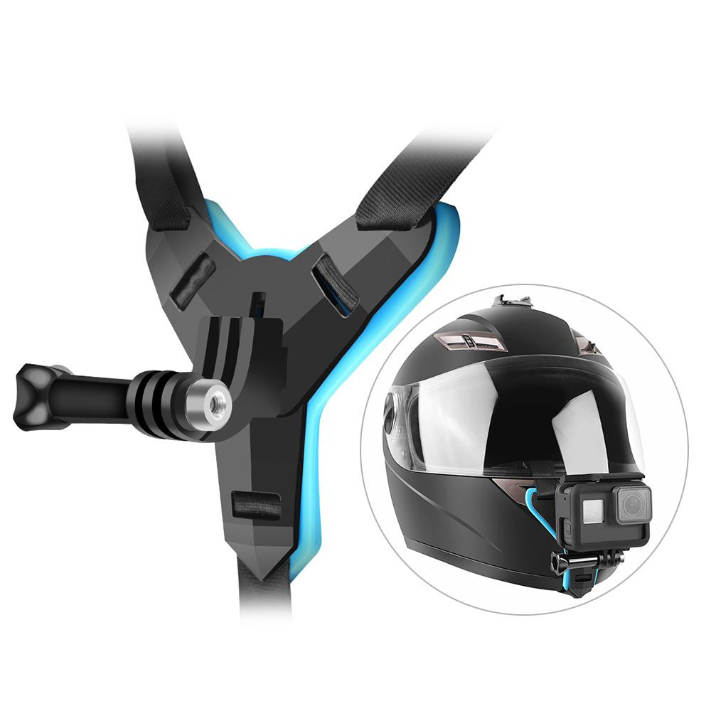 Helmet Go Pro Sport Camera Chin Mount Bracket Accessories Action Cam Riding Holder Universal