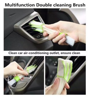 Car Auto Accessories Multi-function Double Cleaning Brush Cleaning Air-condition