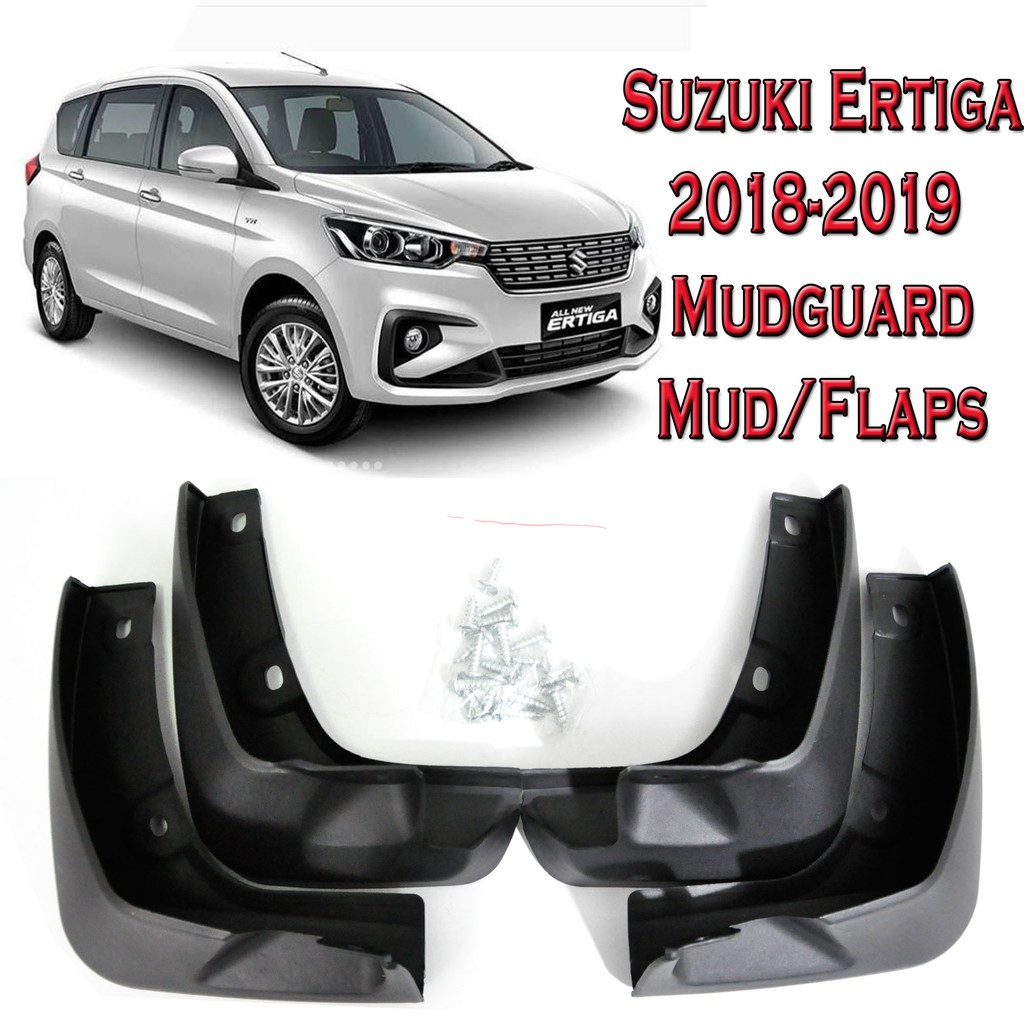 2018-2022 Mudguard Suzuki Ertiga Mud Flap / Mud Guard Splash with Screw Bolts