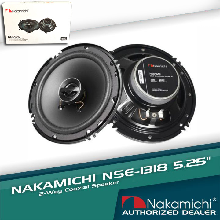 Nakamichi NSE1318 5.25" 13.3cm 2-Way 4ohms Coaxial Speaker Genuine