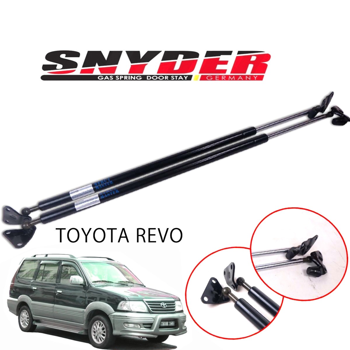 SGS-205 - Right Toyota Revo Gas Spring Door Stay Damper Struts Trunk Open - Snyder