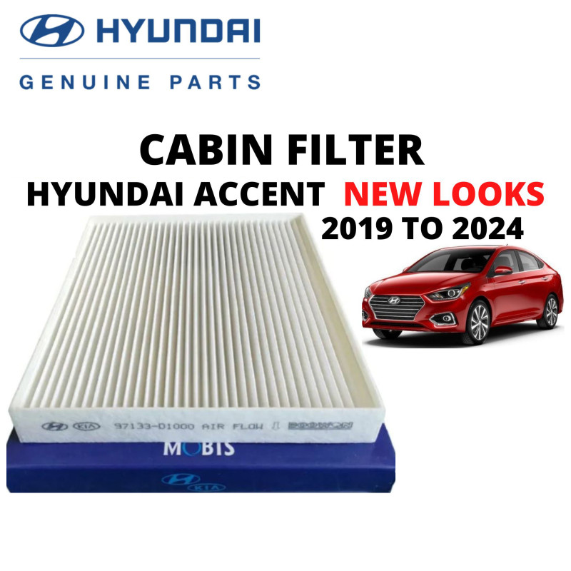97133-D1000 Cabin Filter Element for Hyundai Accent (2019-up) Tucson 2016Up Kia Rio 2018up