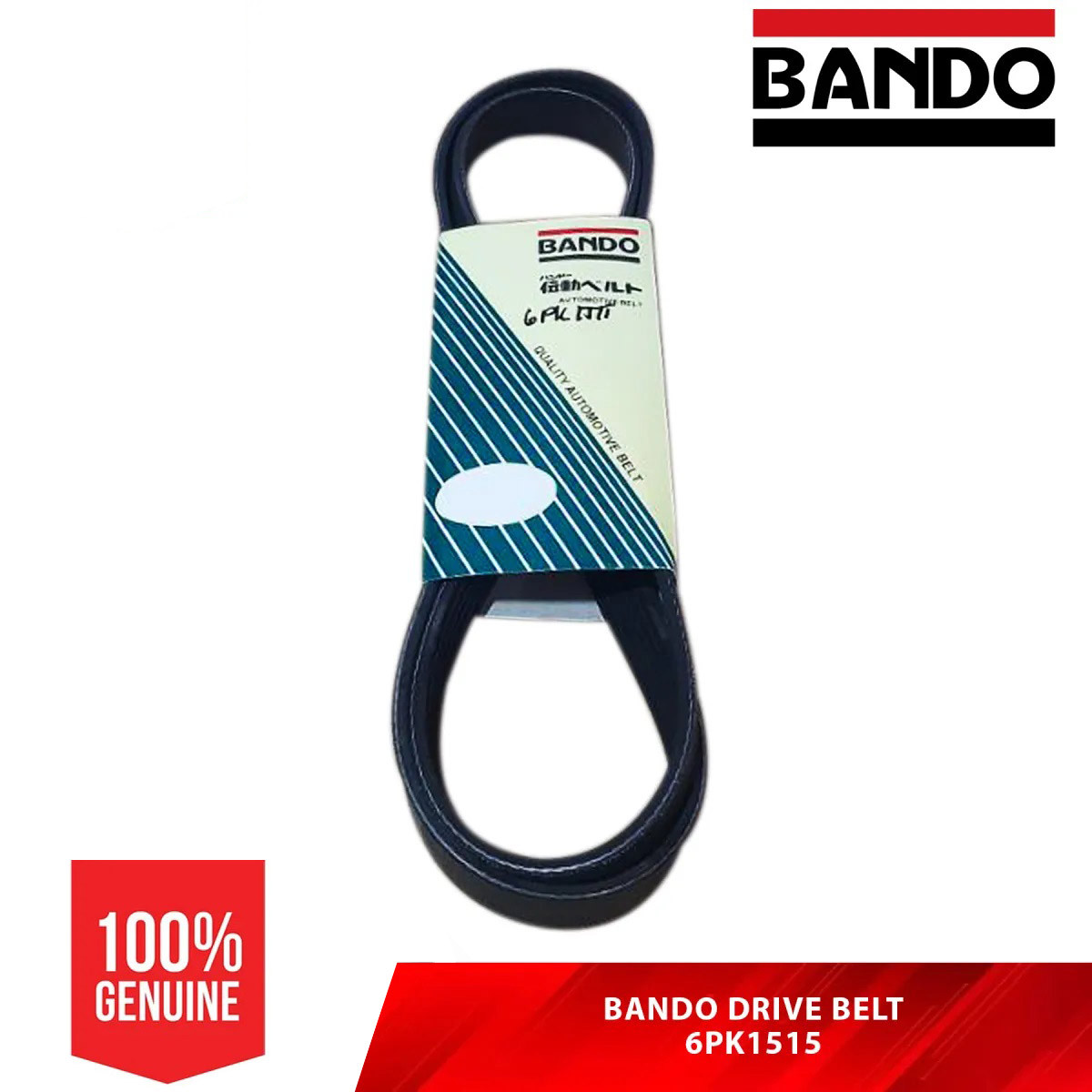 6PK-1515 Bando Ribbed Belt Drive Belt Kia Sportage 2007UP / Strada 4x4 2.5L / Santa FE 6PK1515