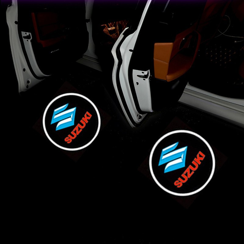 #101 SUZUKI 2Pcs Car Door Sensor Light welcome Wireless illuminating ground Floor open doors