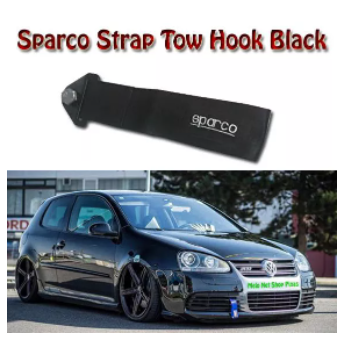 JDM Sparco Car Towing Ropes Styling Tow Hook Strap Strength Universal