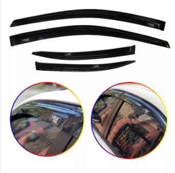 Toyota Vios Gen3 2013 to 2018 Rain Guard Window Sun Visor OEM Plain Black