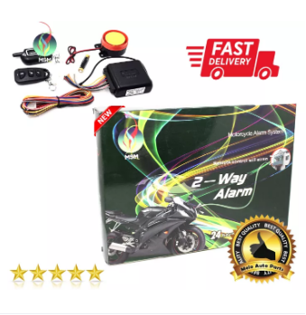 MSM 2 Way Motorcycle alarm system Universal with FEATURES Start engine/kill engine thru remote
