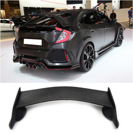 WY-003 Type-R Honda Civic Mugen RR Wing Spoiler Rear Trunk Unpainted ABS Material