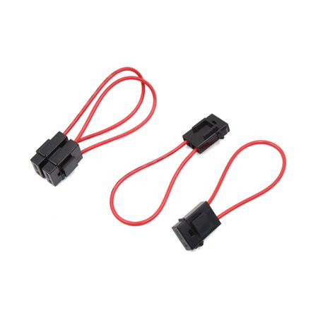 1pc Motorcycle Car Universal Plastic Red Wiring Fuse Holder Box Block with Fuse 30amp