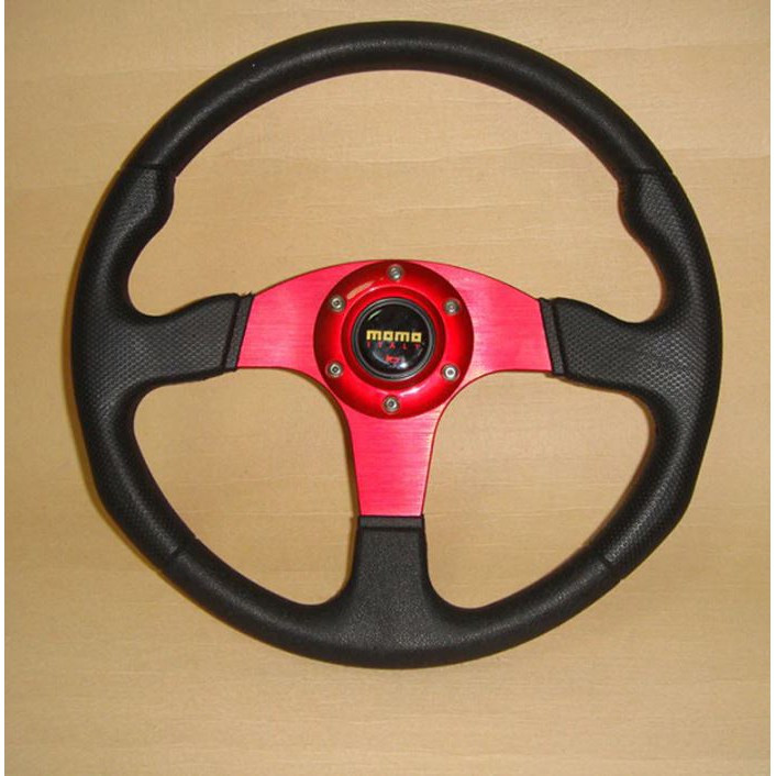 RED 350mm Car Racing steering wheel MOMO 14 inches Modified Universal 35cm
