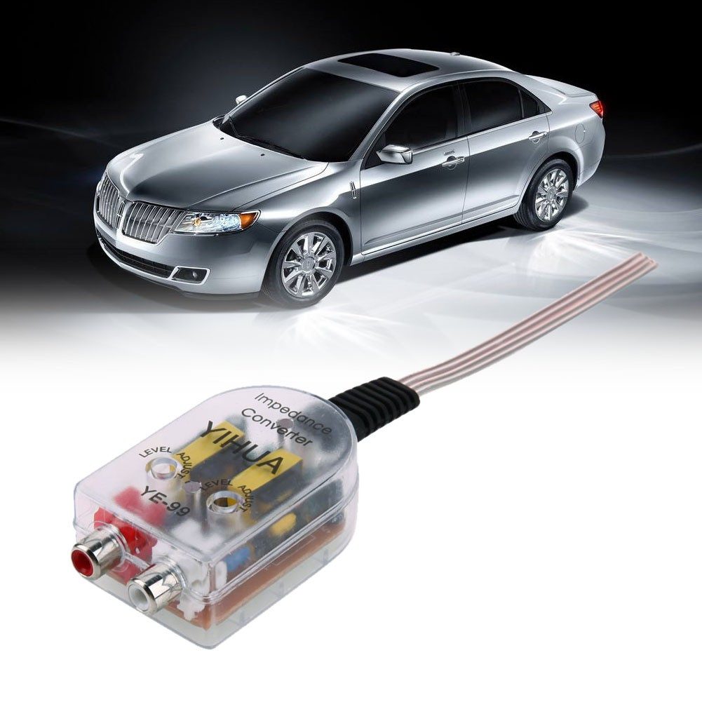 K-103A Car Audio Hi-Low Impedance Converter HI - TO LOW WIRE RCA
