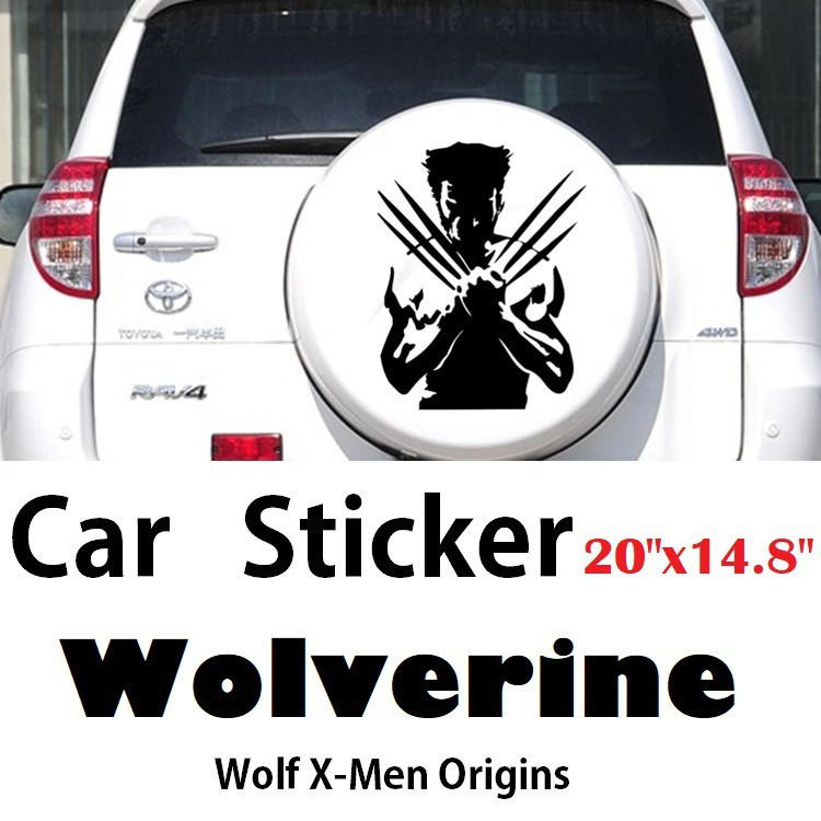 Car Door Stickers Wolverine Creative Decal Car Sticker Vinyl Decal Computer Cut Waterproof sticker