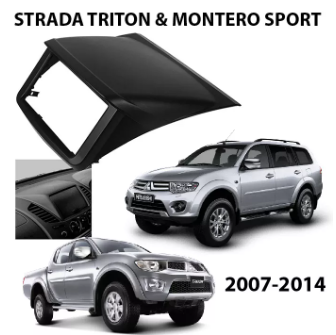 2007-2014 Mitsubishi Strada Triton Montero Sport 9 inches android Double Din Car Stereo Panel Dashboard Mounting